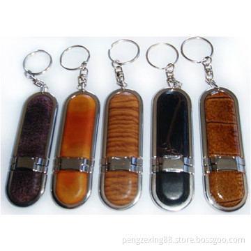 Beautiful Leather USB Flash Drive, USB 2.0, Custom Logo